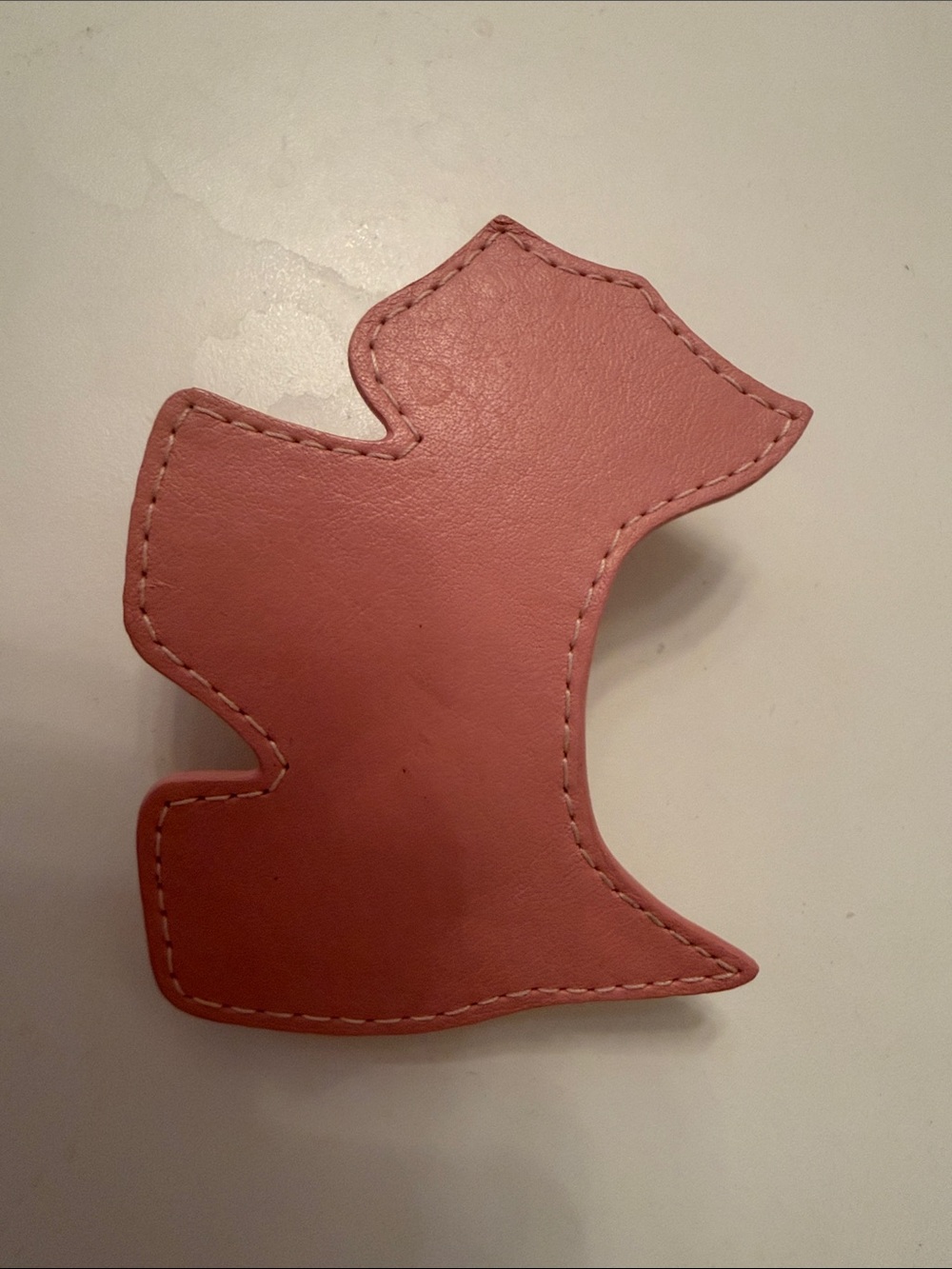 AGATHA Pink Leather animal shape Hair Clip
